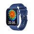 QX7pro Smart Watch 2 0 Inches HD Screen Fitness Tracker Smartwatch Blood Pressure Blood Oxygen Monitor Blue