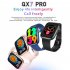 QX7pro Smart Watch 2 0 Inches HD Screen Fitness Tracker Smartwatch Blood Pressure Blood Oxygen Monitor Blue