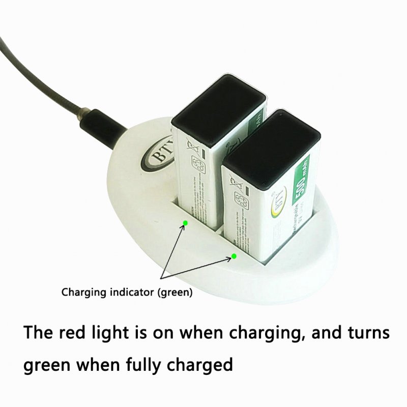 9v Battery Charger 2-5 Slot Smart Li-ion Ni-mh Ni-cd Battery Usb Plug Portable Charger For Rechargeable Batteries 