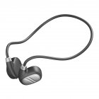 Qc11 Bone Conduction Earphones Wireless Bluetooth Headset Earhook Waterproof Sports Headphones black