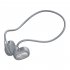 Qc11 Bone Conduction Earphones Wireless Bluetooth Headset Earhook Waterproof Sports Headphones grey