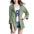 Leadingstar Womens Jacket Coat - Green 2XL