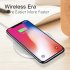 Qi Wireless  Charger Charging Pad For Iphone 11 Xs Max Xr 8 Samsung S9 S8 S10  White