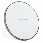 <span style='color:#F7840C'>Qi</span> Wireless Charger Fast <span style='color:#F7840C'>Charging</span> <span style='color:#F7840C'>Pad</span> for iPhone 8 X XS XR Samsung Galaxy S7 S8 S9 S10 white