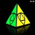 Qiyi Magic Cube Pyramid Smooth Speed Cube Educational Toy color