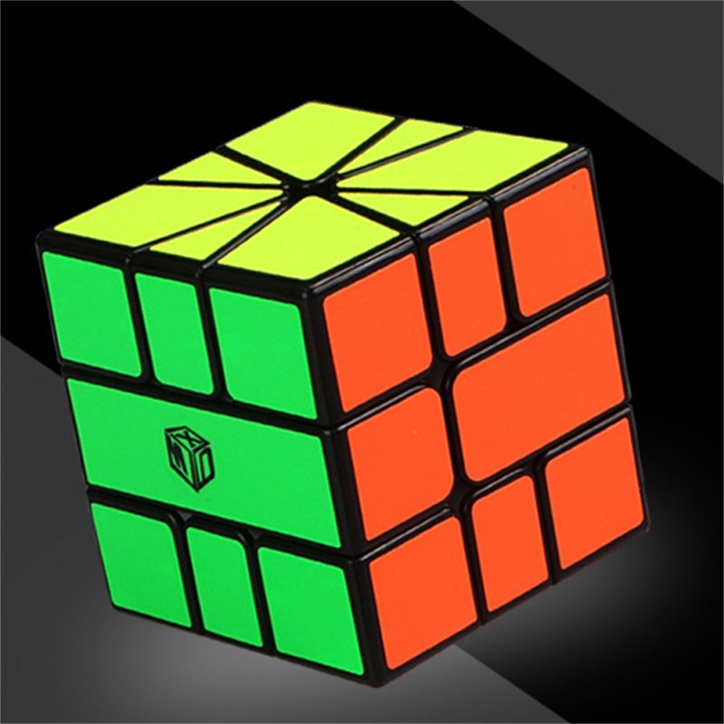 Qiyi Sq-1 Magic Cube Puzzle Toy For Kids Boys  Girls Stress Reliever black