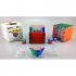 Qiyun New Structure 4x4 Speed Cube Stickerless  Transparent