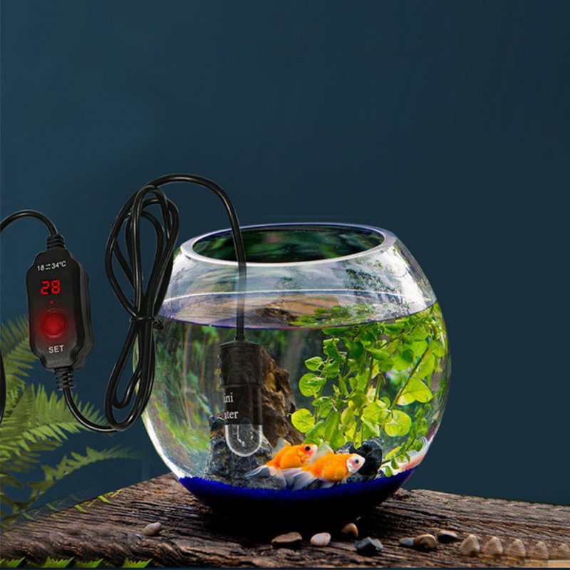 Usb Led Heating Rod Adjustable Temp Explosion-proof Power-saving Aquarium Fish Turtle Tank Heater 
