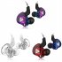 Qkz Ak6 Copper Driver Hi fi Sports Headphones 3 5mm In ear Earphone For Running With Microphone Music Earbuds black