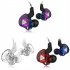 Qkz Ak6 Copper Driver Hi fi Sports Headphones 3 5mm In ear Earphone For Running With Microphone Music Earbuds blue