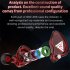 Qkz Ak6 Copper Driver Hi fi Sports Headphones 3 5mm In ear Earphone For Running With Microphone Music Earbuds red