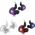 Qkz Ak6 Copper Driver Hi fi Sports Headphones 3 5mm In ear Earphone For Running With Microphone Music Earbuds yellow