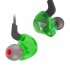 Qkz Ak6 Copper Driver Hi fi Sports Headphones 3 5mm In ear Earphone For Running With Microphone Music Earbuds yellow