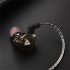 Qkz Ak6 Copper Driver Hi fi Sports Headphones 3 5mm In ear Earphone For Running With Microphone Music Earbuds yellow