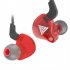 Qkz Ak6 Copper Driver Hi fi Sports Headphones 3 5mm In ear Earphone For Running With Microphone Music Earbuds green