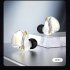 Qkz Ak6 Pro Wired Headset Hifi Subwoofer In ear Earphone 3 5mm Music Earbuds For Mobile Phone Computer White with Mic