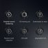 Qkz Ak6 Pro Wired Headset Hifi Subwoofer In ear Earphone 3 5mm Music Earbuds For Mobile Phone Computer White with Mic