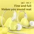 Qkz Ak6 x Sports Headphone In ear Wire controlled Headset with Microphone Hifi Bass Music Gaming Earphone Green