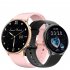 Qs06 Men Women Intelligent Watch 1 28 inch Hd Dial Body Temperature Monitoring Weather Forecasts Alarms Multi functional Ip67 Waterproof Wristwatch black