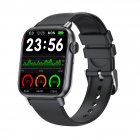 Qs08pro Smart Watch Men 1 83 Inch Touch Screen 300mah Healthy Monitor Ip67 Waterproof Sports Smartwatch Black