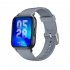 Qs16pro Smart Watch Bluetooth compatible 5 0 Connected Smartwatch Heart Rate Body Temperature Sleep Monitoring Waterproof Sports Bracelet gray