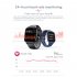 Qs16pro Smart Watch Bluetooth compatible 5 0 Connected Smartwatch Heart Rate Body Temperature Sleep Monitoring Waterproof Sports Bracelet pink