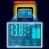 Quick Car Battery Charger 12v 24v Intelligent 7 stage Automatic Charging with Display for Lead acid Battery EU Plug