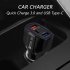 Quick Charge 3 0 with USB Type C Car Charger Built in Power Delivery PD Port 35W 3 Ports for Apple iPad iPhone X 8 Plus Samsung Galaxy  LG  Nexus  HTC