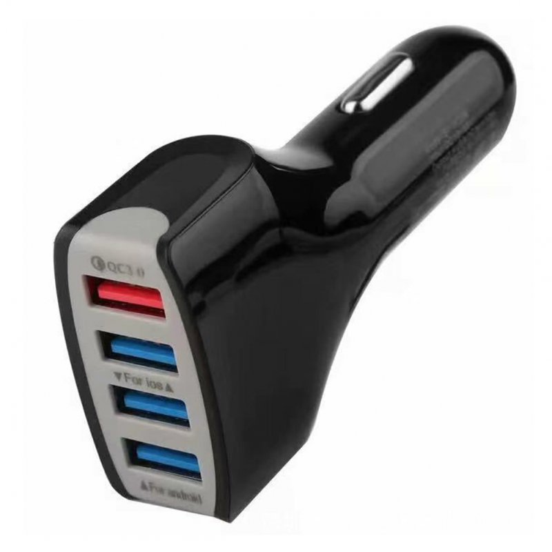 Quick Charge QC3.0 Car Charger 4 Ports Fast Car Phone Charger USB Charger for Samsung Xiaomi