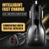 Quick Charge Qc3 0 Dual Usb Car Charger Universal Double Usb Fast Charging 12v 24v Smart Adapter For Phone Tablets black