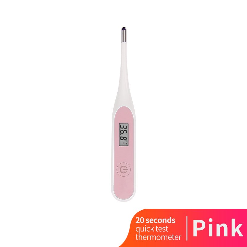 Quickly Digital LCDThermometer Pink