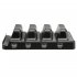 Quickly charge up to 4 handheld devices at the same time with the high power 4 USB port charging station  