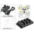 Quickly charge up to 4 handheld devices at the same time with the high power 4 USB port charging station  