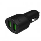 Quickly charge your smartphone or other gadgets on the go with the Tronsmart USB Car Charger  featuring Quick Charge 2 0 and VoltIQ