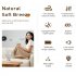 Quiet Desk Fan  3600mAh Portable Table Fan  LED Battery Level Display Desk Fan With Night Light  5 Speeds Strong Air And 90   Adjustable Tilt Fan White