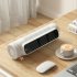 Quiet Desktop Tower Fans Portable Bladeless USB Rechargeable Desk Fan Air Conditioner For Summer Cooling green