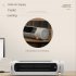 Quiet Desktop Tower Fans Portable Bladeless USB Rechargeable Desk Fan Air Conditioner For Summer Cooling green