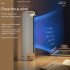 Quiet Desktop Tower Fans Portable Bladeless USB Rechargeable Desk Fan Air Conditioner For Summer Cooling green