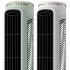 Quiet Desktop Tower Fans Portable Bladeless USB Rechargeable Desk Fan Air Conditioner For Summer Cooling green