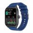 Qx5 Smart Watch 1 96 Inch Fitness Smart Watch Heart Rate Blood Oxygen Sleep Monitor Black with Black Silicone