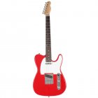 R-160 Series Handmade Electric Guitar With Connection Cable Wrenches Musical Instrument For Beginners red