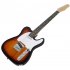 R 160 Series Handmade Electric Guitar With Connection Cable Wrenches Musical Instrument For Beginners sunset black edge