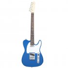 R-160 Series Handmade Electric Guitar With Connection Cable Wrenches Musical Instrument For Beginners blue