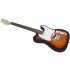 R 160 Series Handmade Electric Guitar With Connection Cable Wrenches Musical Instrument For Beginners black