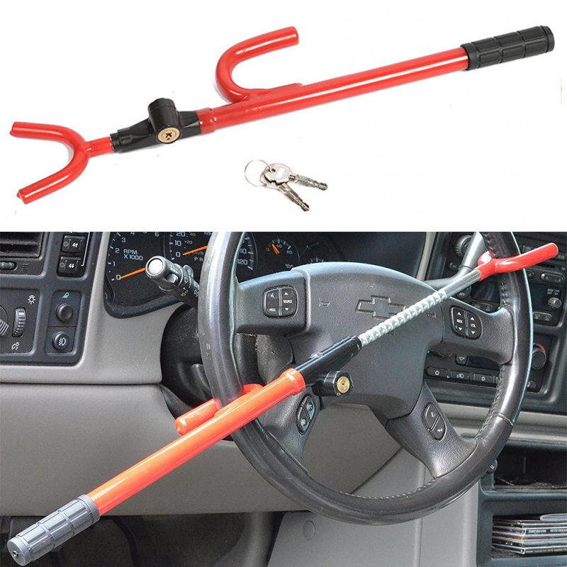 Vehicle Anti-theft Device Steering Wheel Lock Extension-type Anti-theft Car Lock 