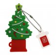  Christmas Tree Waterproof U DISK Green 64GB