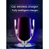 R1 Automatic Clamping 10W Car Wireless Charger  Infrared Induction Qi Wireless Charger Car Phone Holder Silver