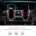 R1 Automatic Clamping 10W Car Wireless Charger for iPhone Xs Huawei LG Infrared Induction Qi Wireless Charger Car Phone Holder Silver