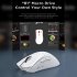 R1 Gaming Mouse Desktop Mouse with Adjustable DPI Wireless Wired Connection Modes Lightweight Gaming Mouse Black