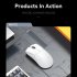 R1 Gaming Mouse Desktop Mouse with Adjustable DPI Wireless Wired Connection Modes Lightweight Gaming Mouse Black